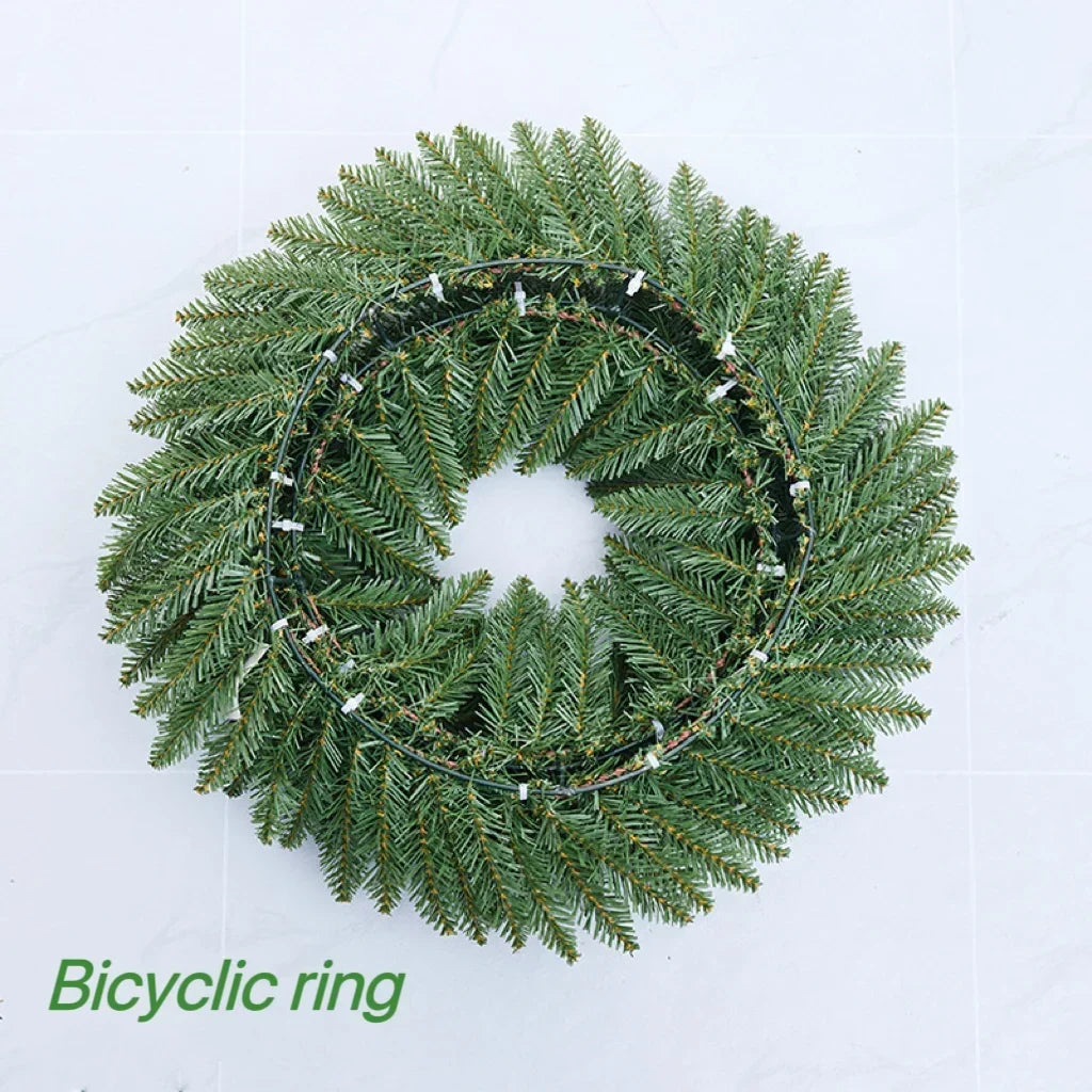 Christmas Rattan Wreath: Decorative Circle for Holiday Cheer, Available in Multiple Sizes (30cm to 60cm)