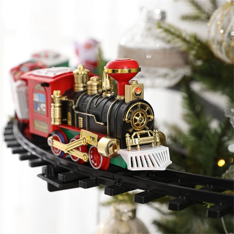 Christmas Electric Train Toy – Festive Train Set for Tree Decor & Holiday Scenes, Perfect Christmas Ornament