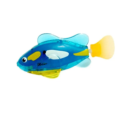 LED Interactive Swimming Robot Fish Toy for Cats: Glowing Electric Fish to Stimulate Pet Hunting Instincts