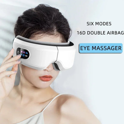 GlowUK™ Smart Eye Massager with Heat, Vibration, and Bluetooth Music | Relaxation for Tired Eyes and Improved Comfort