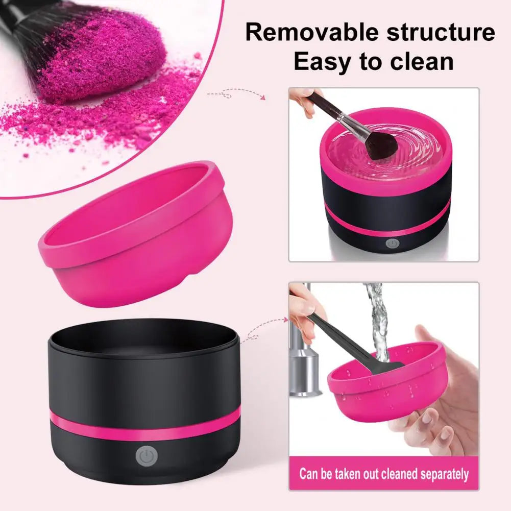 GlowUK™ Electric Makeup Brush Cleaner – Fast & Effective Cleaning at Your Fingertips