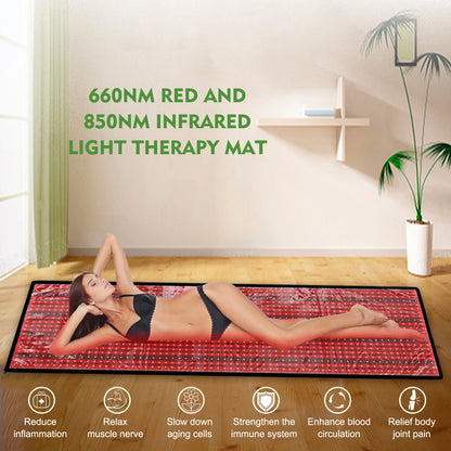 LED Red Light Mat Device Large Pads for Whole Full Body yoga Mat Home  Relaxation Device Mat