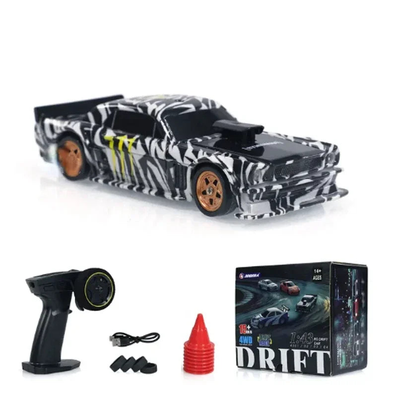 2.4G RC Drift Car 1:43 Scale – 4WD High-Speed Remote Control Racing Car for Kids & Adults