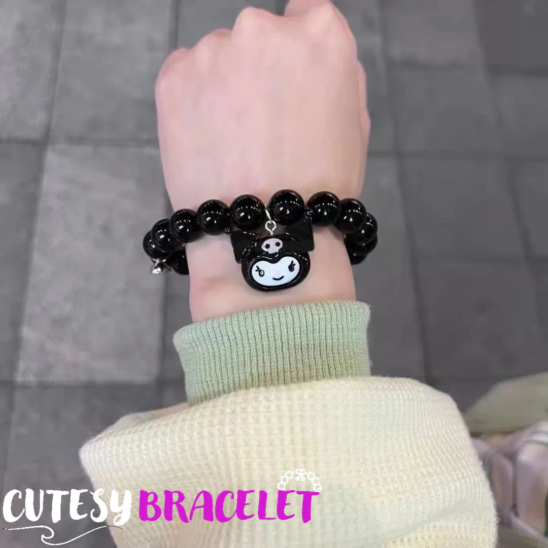 Cutesy Bracelet- Kuromi & Cinnamoroll